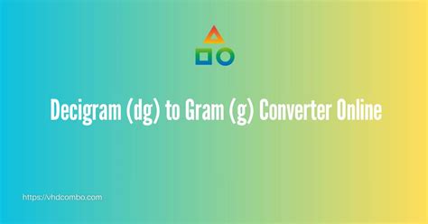 dg to g|1 decigram to gram.